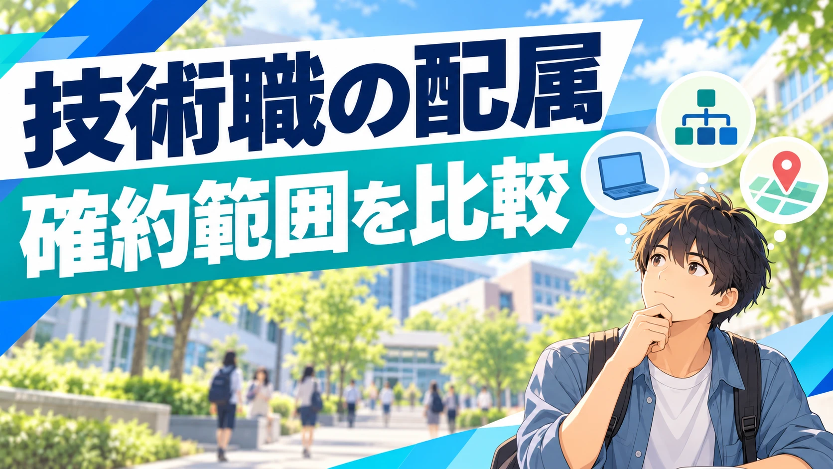 技術職確約・配属透明性で選ぶIT企業5社比較｜職種・部門・勤務地の違い