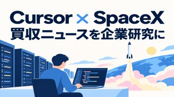 SpaceXのCursor買収｜就活で見る事業の強みと依存