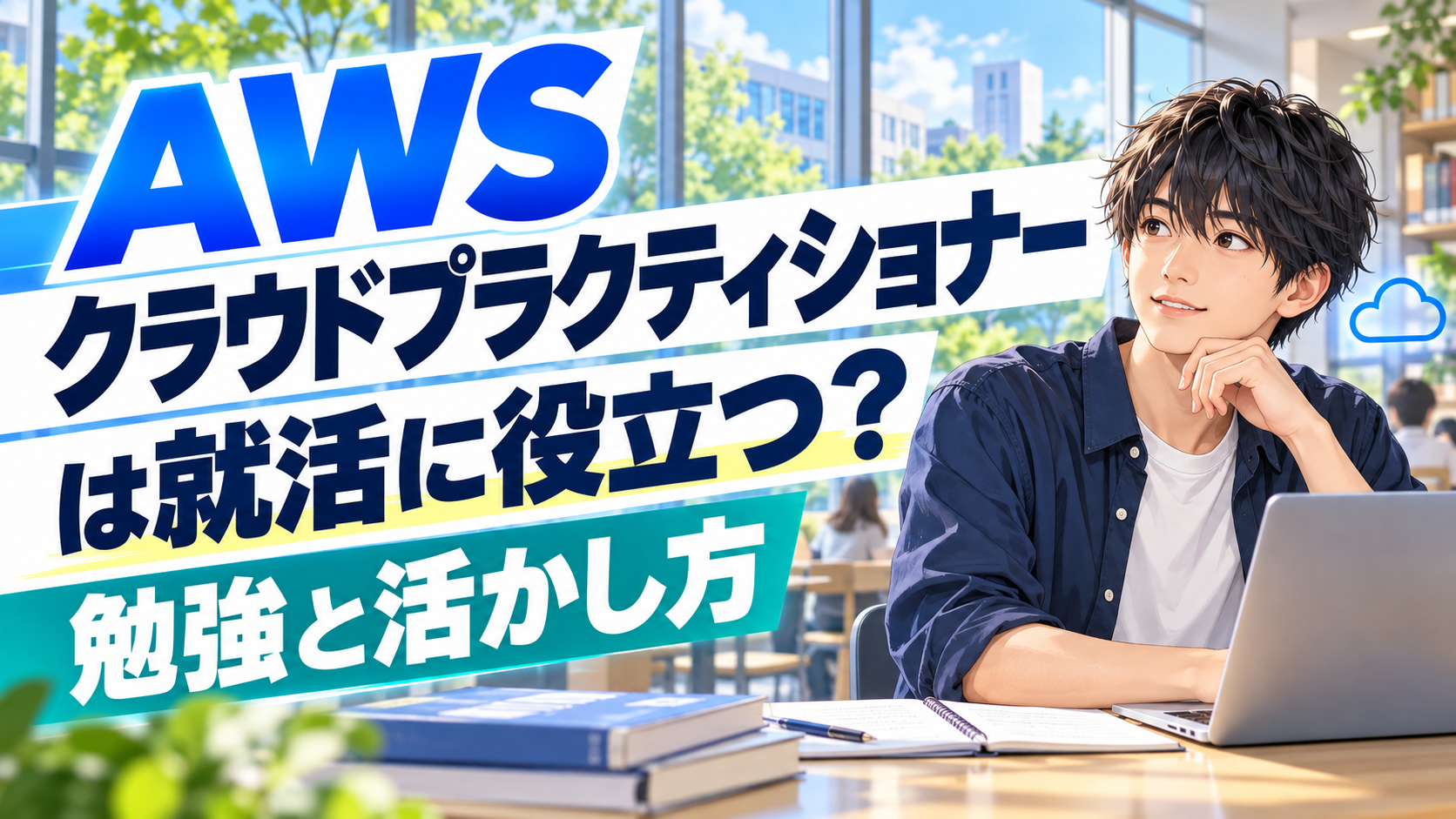 AWSクラウドプラクティショナーは就活に役立つ？勉強と活かし方