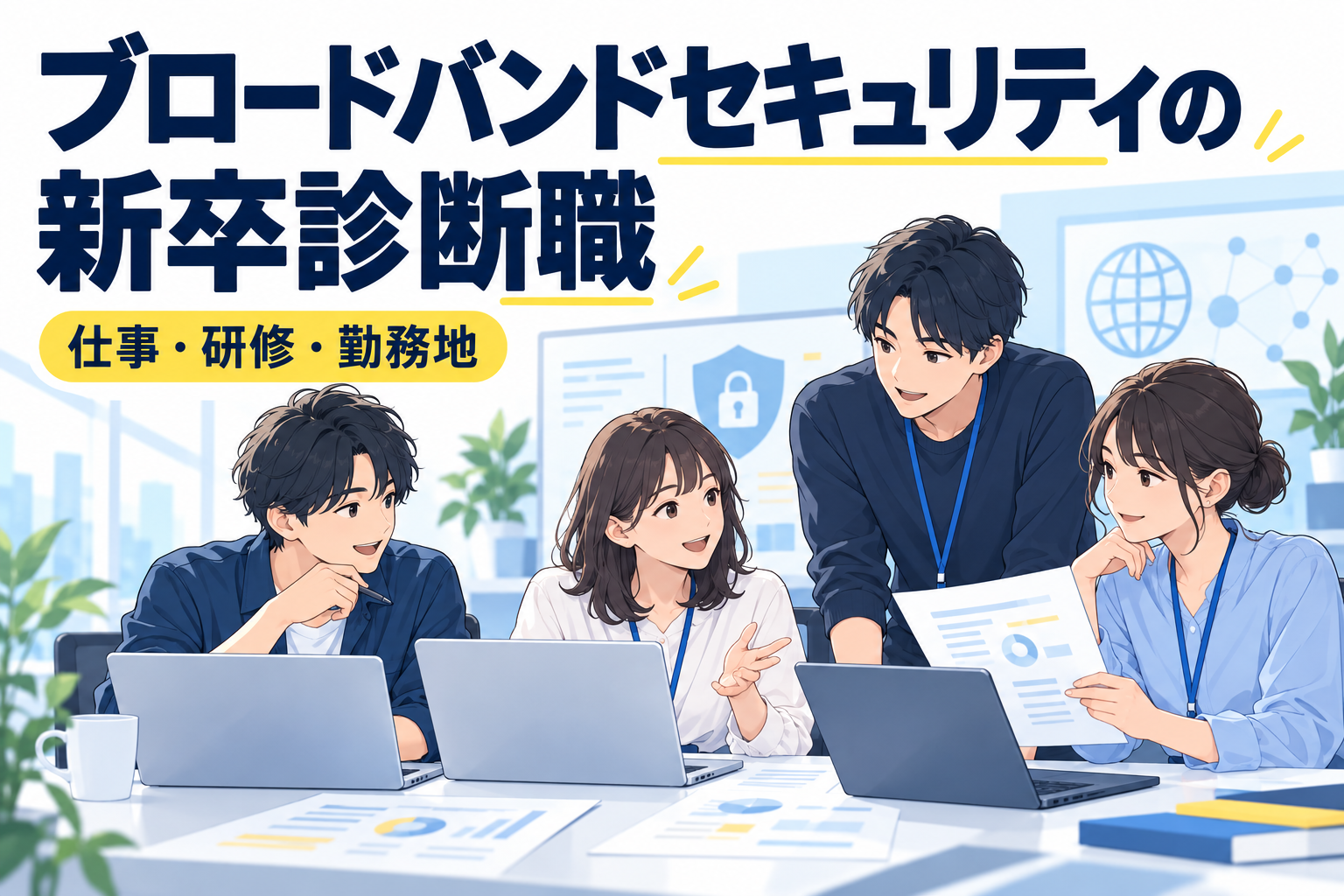 診断の仕事と研修を考える架空の若手チーム