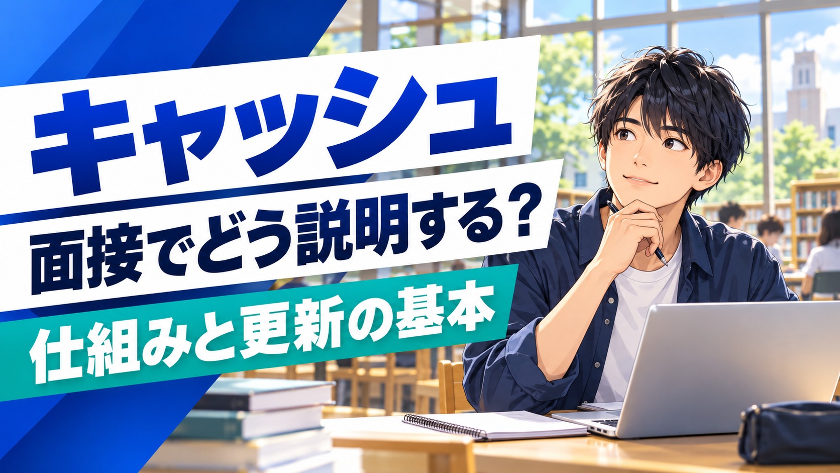 キャッシュを面接で説明するには？仕組みと更新の基本