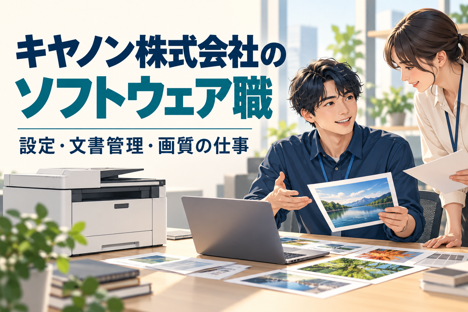キヤノン株式会社のソフトウェア職｜設定・文書管理・画質の仕事