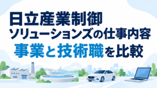 日立産業制御ソリューションズの仕事内容｜事業と技術職を比較