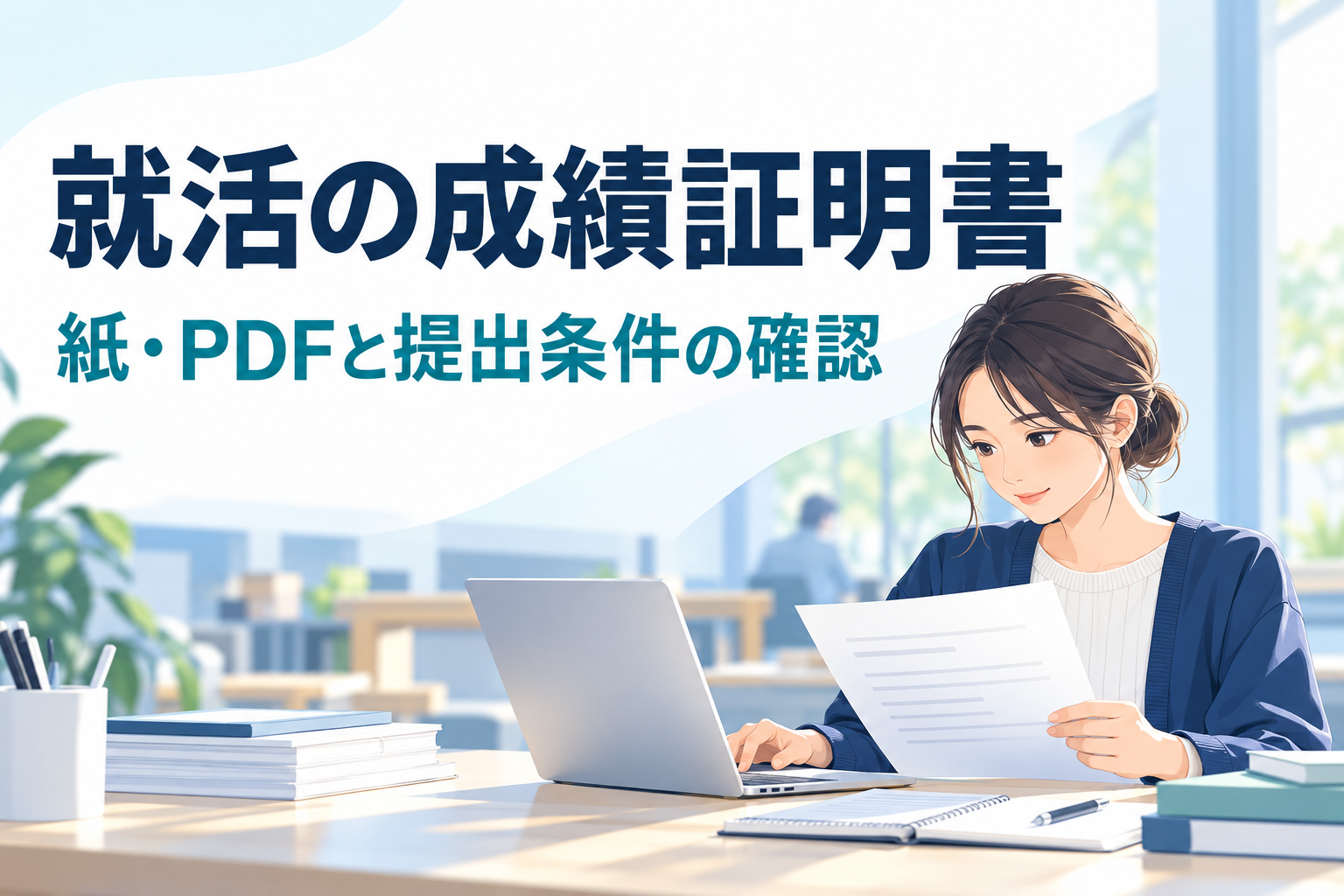 就活の成績証明書｜最新の成績・紙とPDF・提出方法の確認