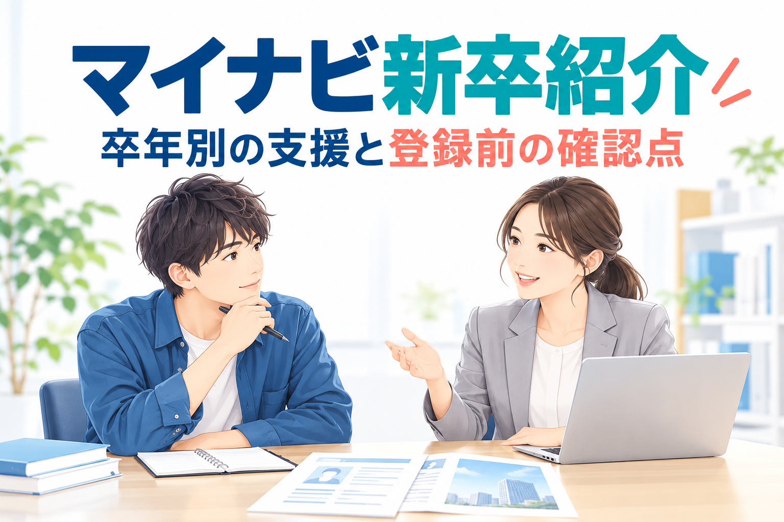 マイナビ新卒紹介は何を頼める？27・28卒の支援と登録前の確認点