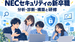NECセキュリティの新卒職|分析・診断・構築と研修を知る