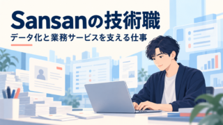 Sansanの技術職|データ化と業務サービスを支える仕事