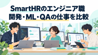 SmartHRのエンジニア職|開発・ML・QAの仕事を比較