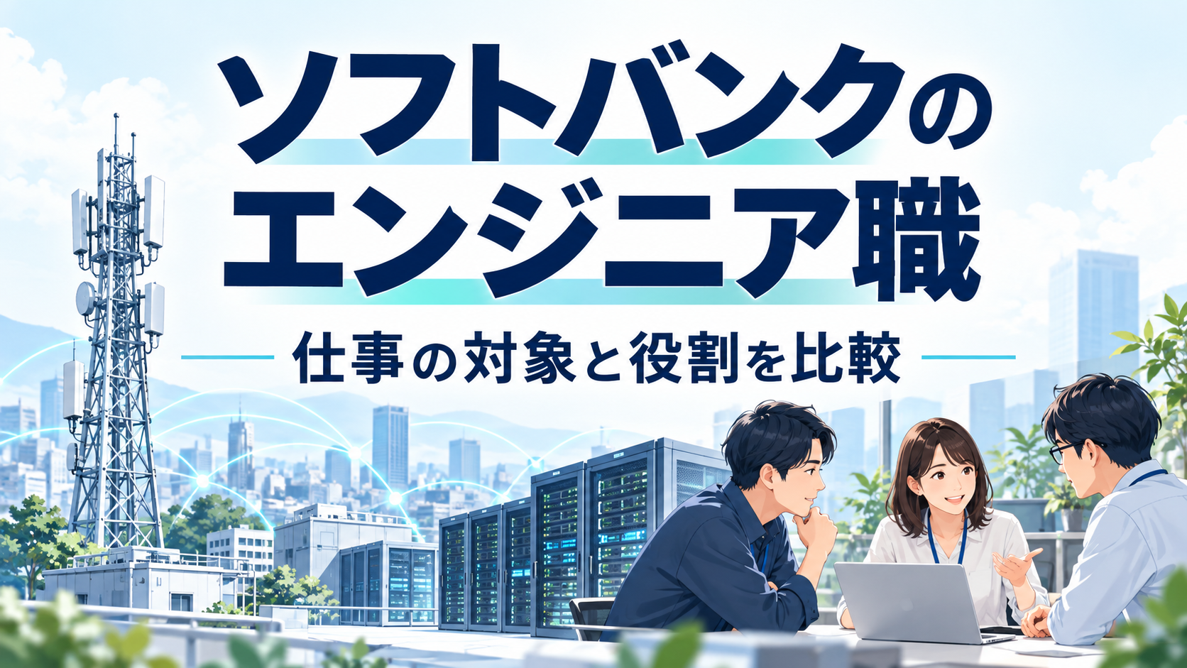 ソフトバンクのエンジニア職を紹介する専用表紙