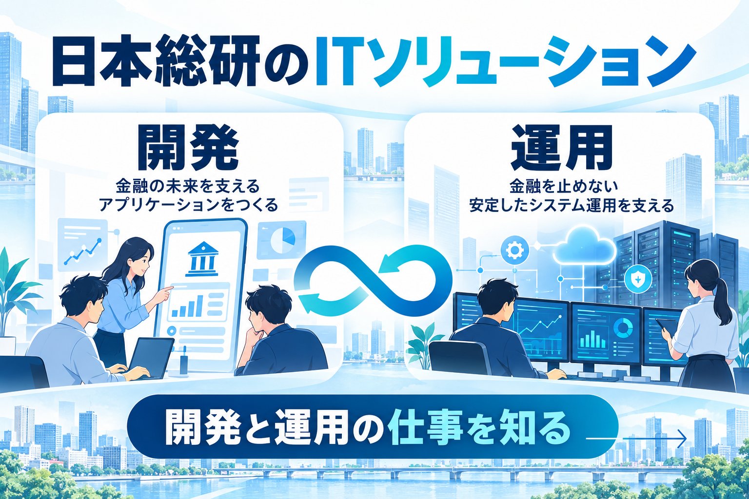 日本総研のITソリューション：開発と運用